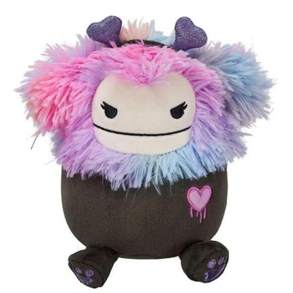 NWT Squishmallows 5" Valentines Frumpy the Bigfoot Travel Size Plush Kids Gift - Picture 1 of 5